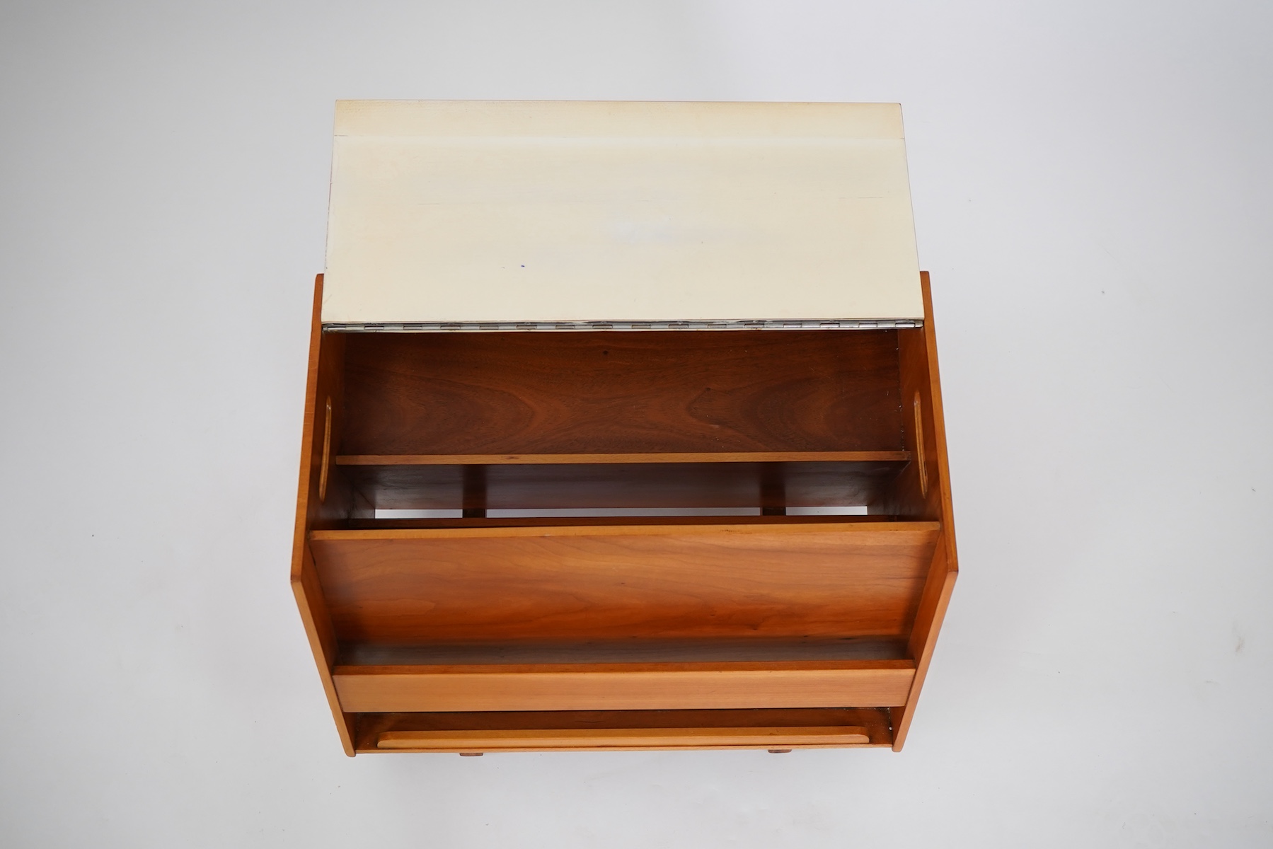 Designed by Ernest Race (1916-1964) and manufactured by John Alan Designs for Isokon: A 'Bottleship' Mark II drinks cabinet